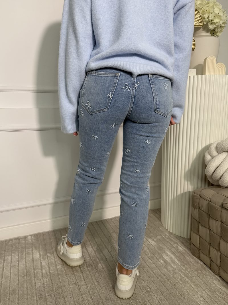 Spodnie Bow Jeans - obrazek 3