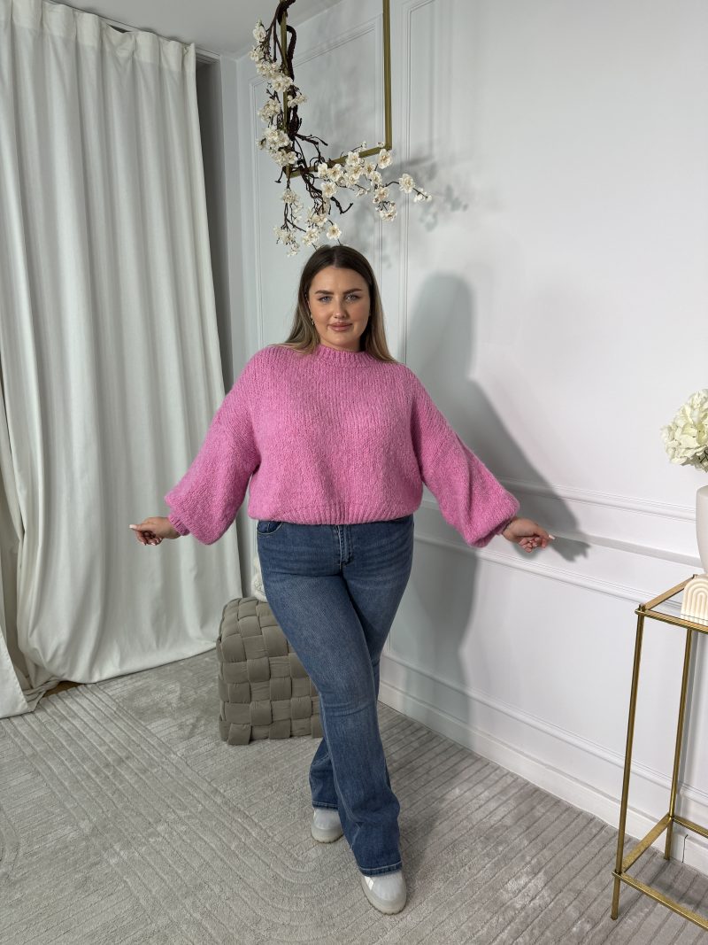 Sweter Prima Pink - obrazek 3