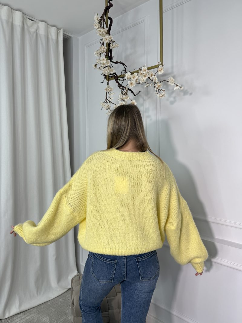 Sweter Prima Yellow - obrazek 3