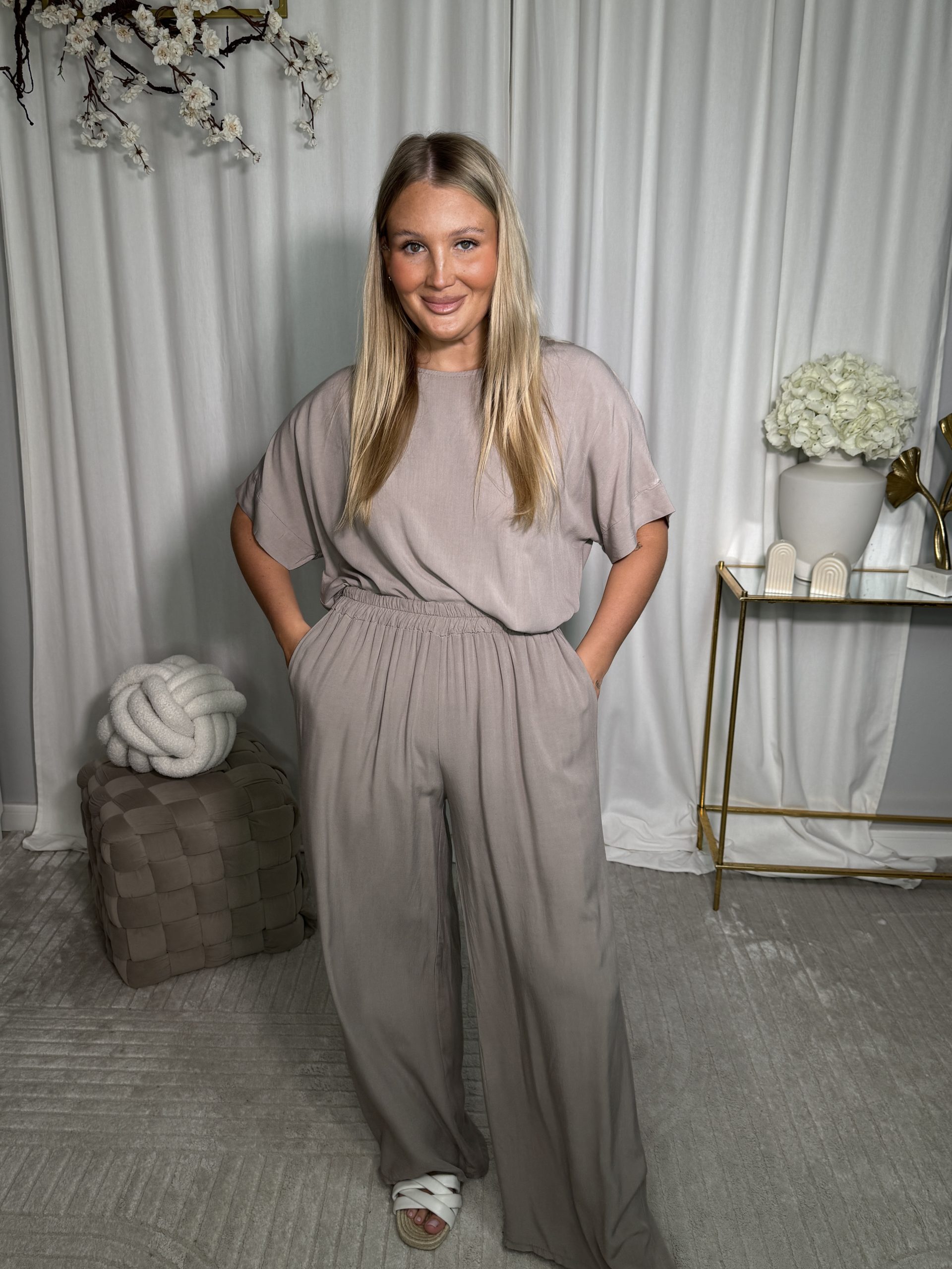 Komplet Lotta Dark Beige - obrazek 3