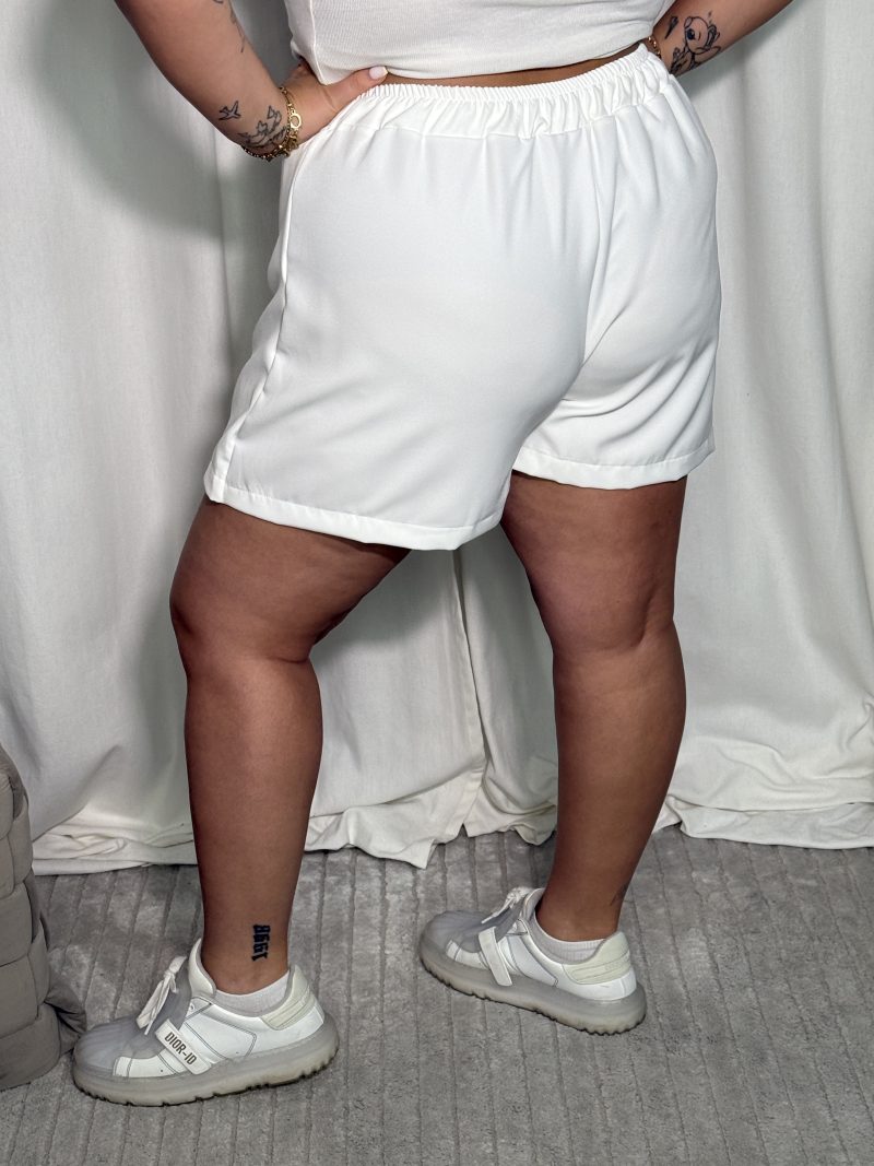 Spódniczko-spodenki Zorri Plus Size White - obrazek 2