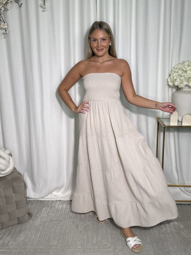 Sukienka Aila Beige - obrazek 2