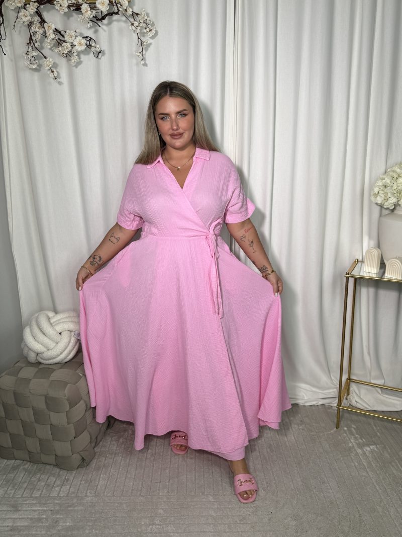 Sukienka Aleta Baby Pink - obrazek 4