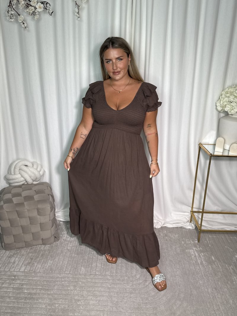 Sukienka Malika Brown - obrazek 7