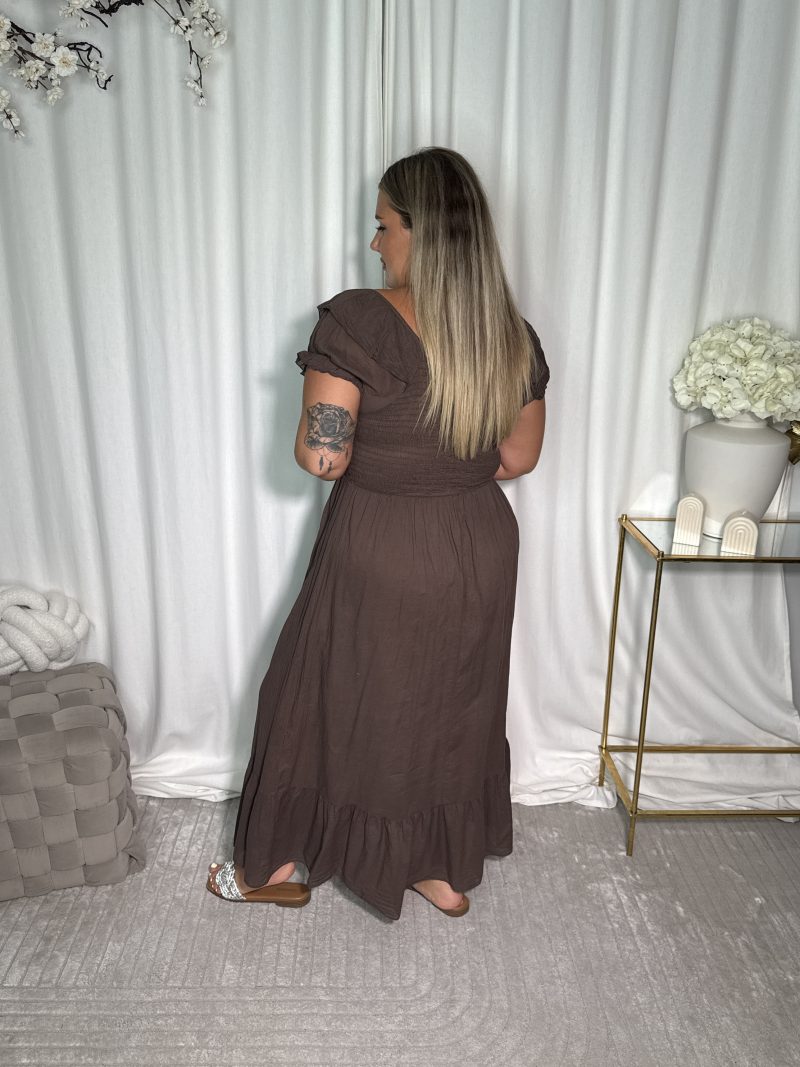 Sukienka Malika Brown - obrazek 5