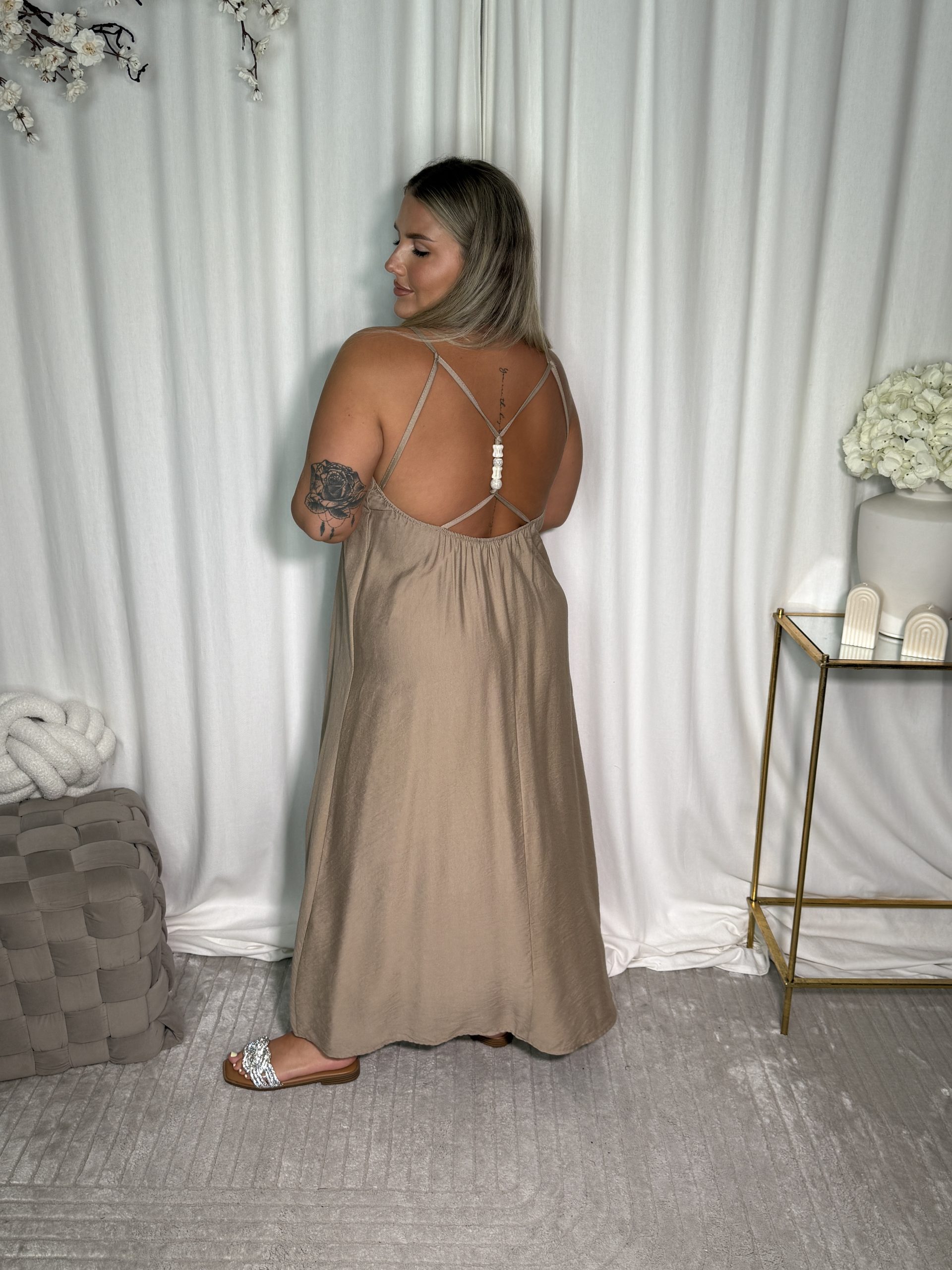 Sukienka Bomani Beige - obrazek 5