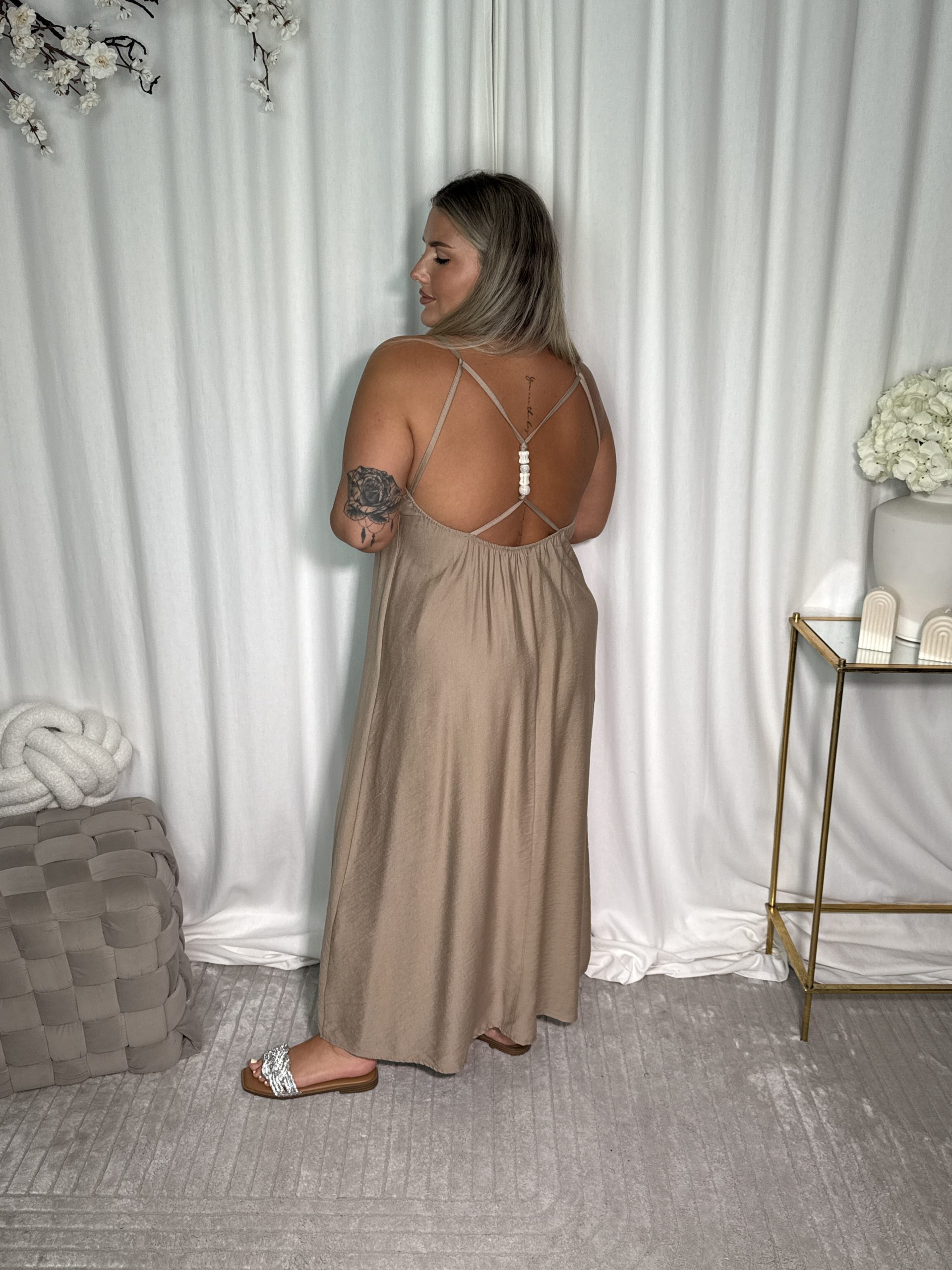 Sukienka Bomani Beige - obrazek 2