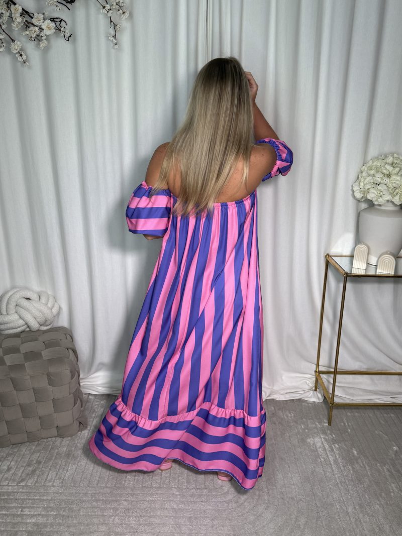 Sukienka Floresa Violet Pink - obrazek 4
