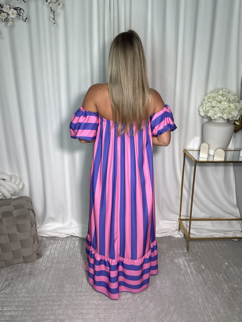 Sukienka Floresa Violet Pink - obrazek 3