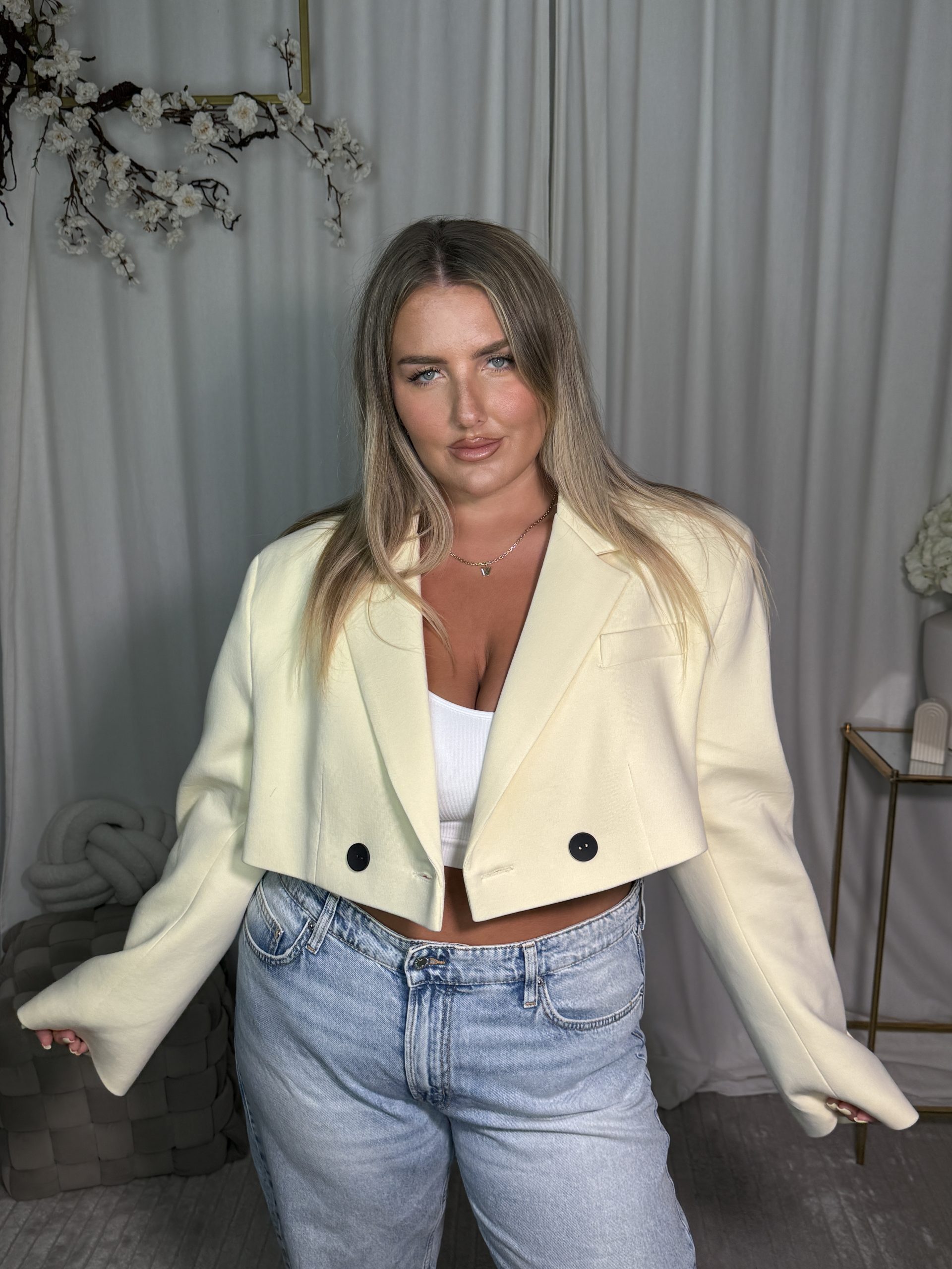 Marynarka Lori Butter Yellow - obrazek 3