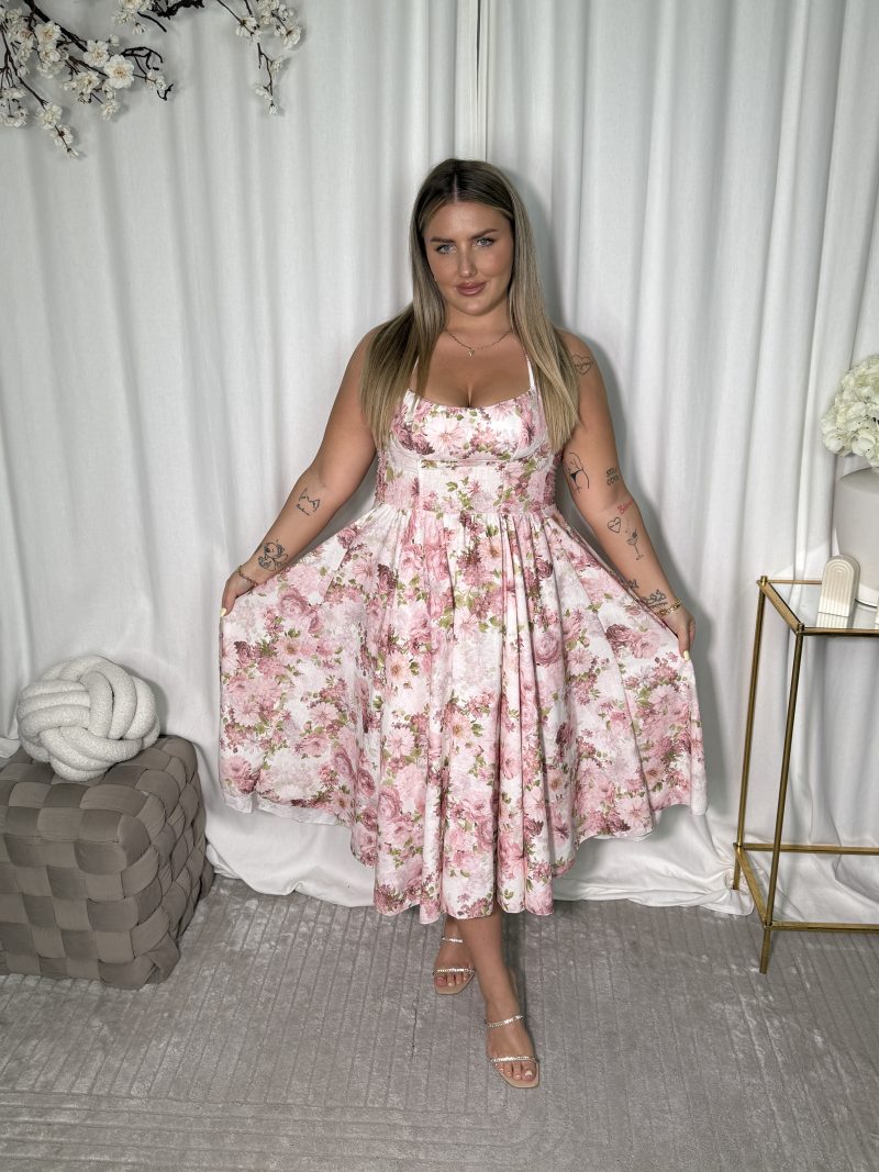 Sukienka Musa Beige Pink - obrazek 4