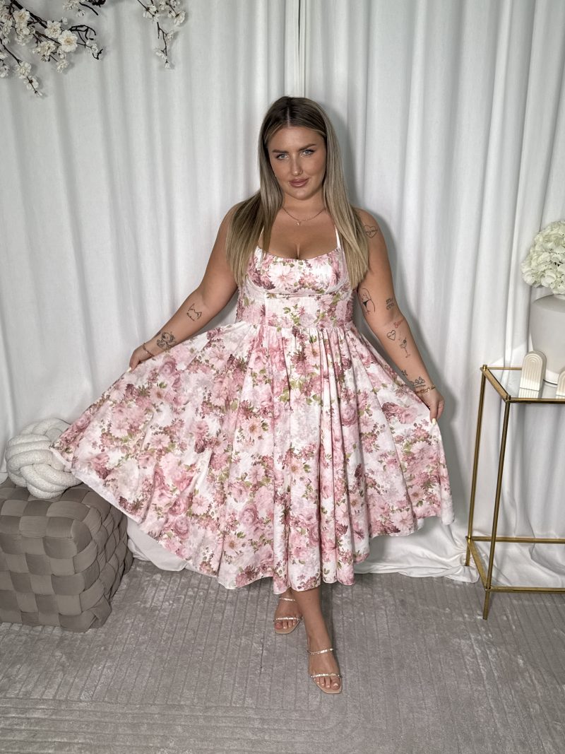 Sukienka Musa Beige Pink - obrazek 5