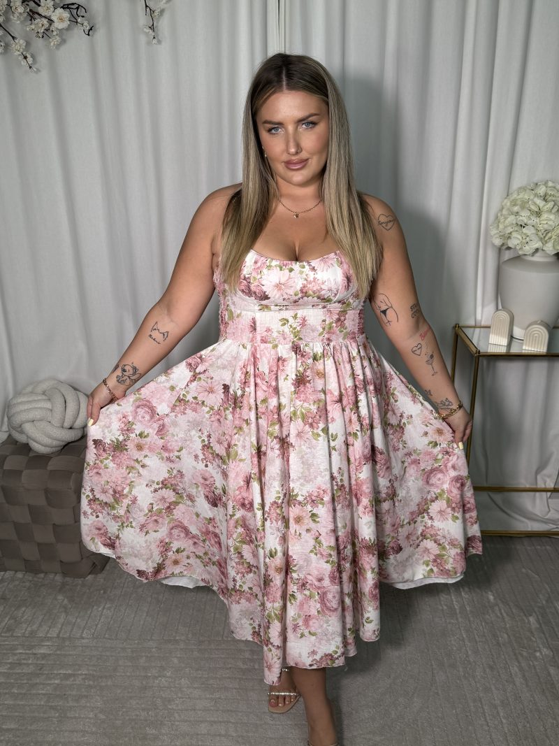 Sukienka Musa Beige Pink - obrazek 2