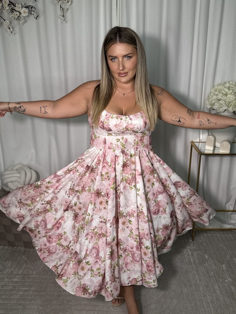 Sukienka Musa Beige Pink - obrazek 3