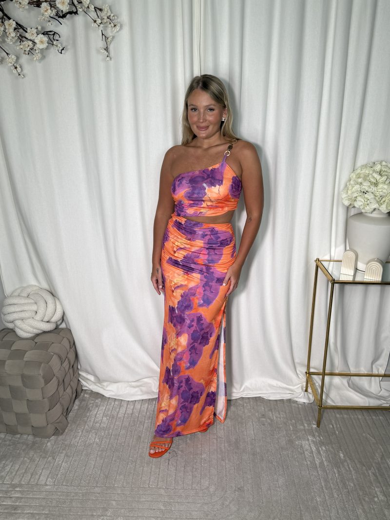Sukienka Nuri Violet Orange - obrazek 5
