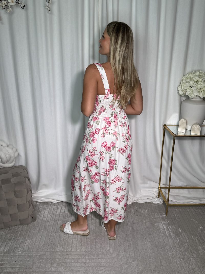Sukienka Forsi White Flowers - obrazek 4