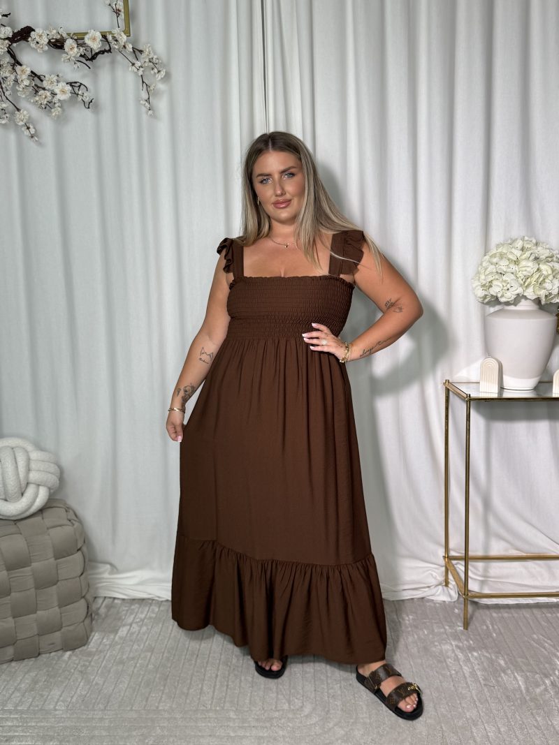 Sukienka Dumeri Brown - obrazek 5