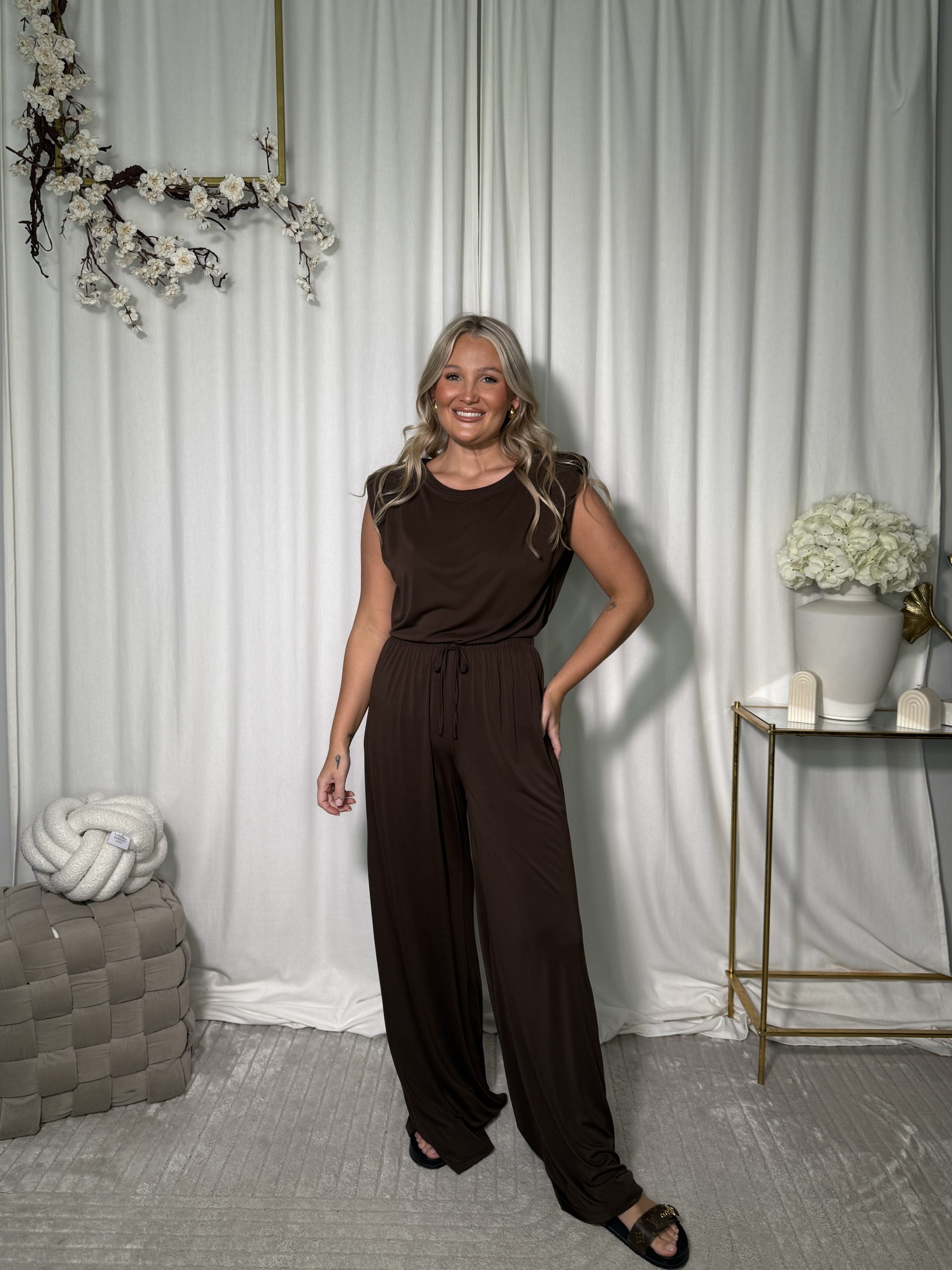 Komplet Oluremi Long Brown - obrazek 2