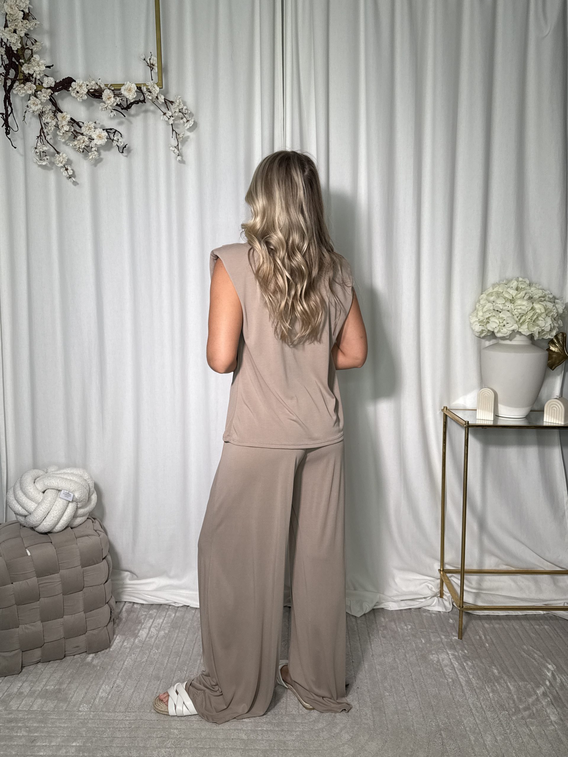 Komplet Oluremi Long Beige - obrazek 4