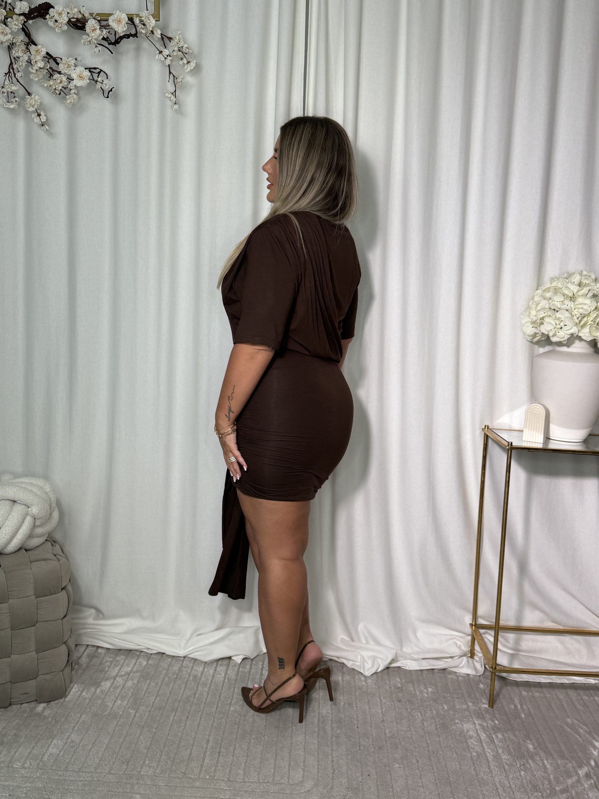 Sukienka Nefri Brown - obrazek 2