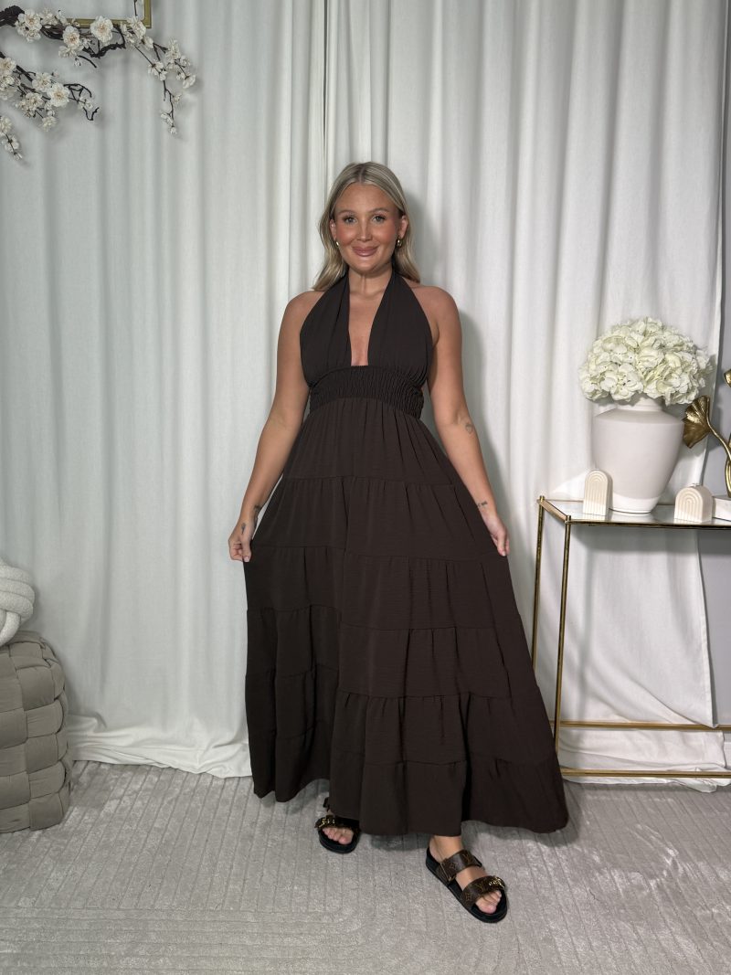 Sukienka Ferrera Brown - obrazek 2