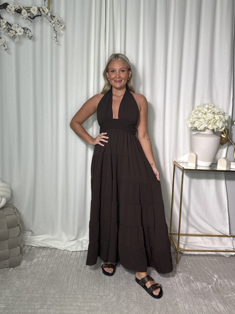 Sukienka Ferrera Brown - obrazek 4