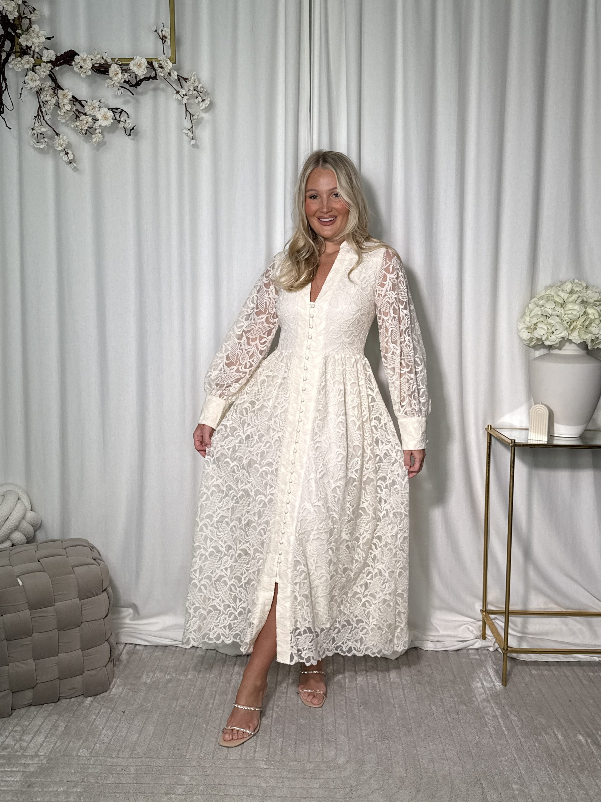 Sukienka Nensa Creme - obrazek 8