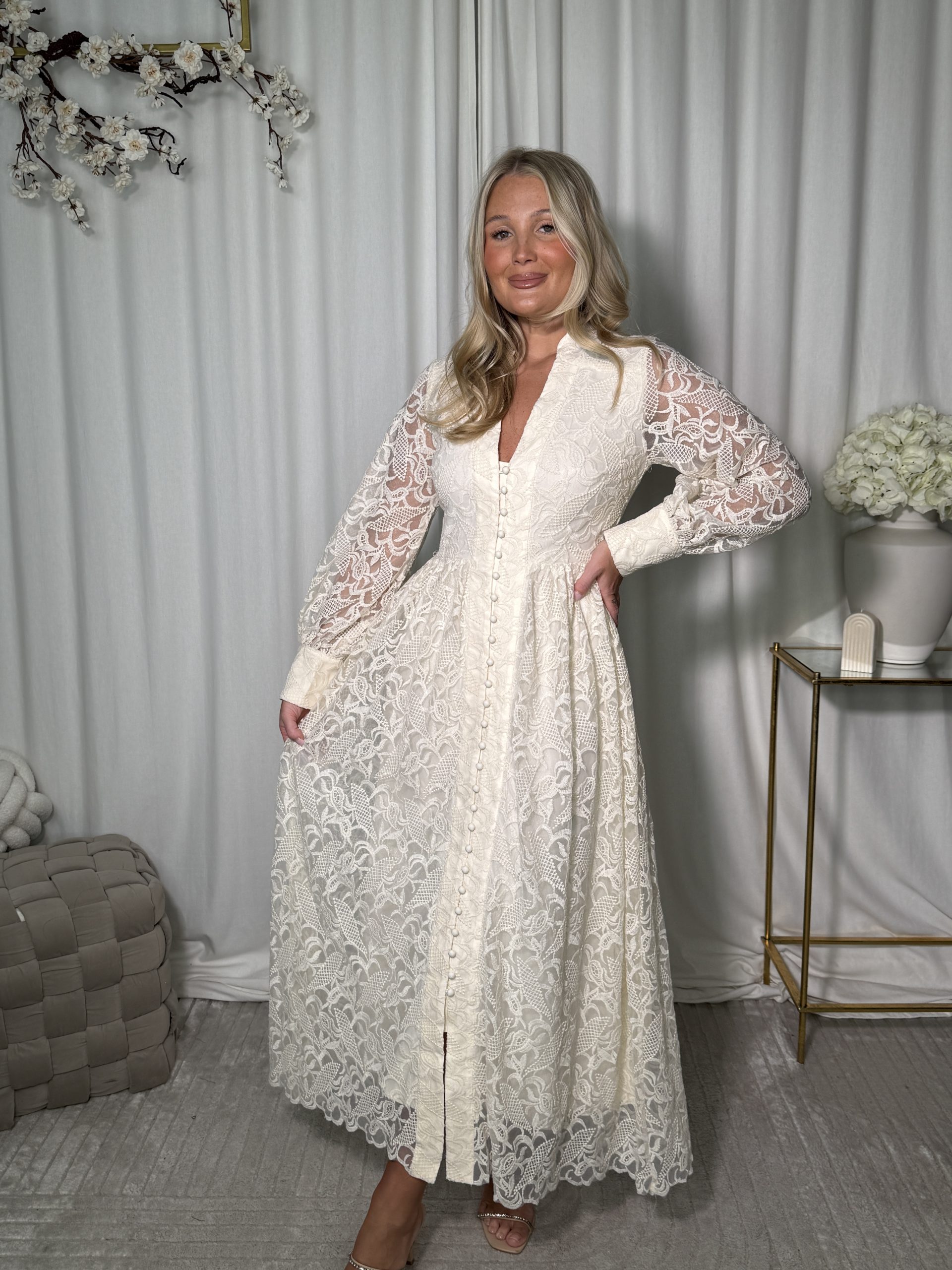 Sukienka Nensa Creme