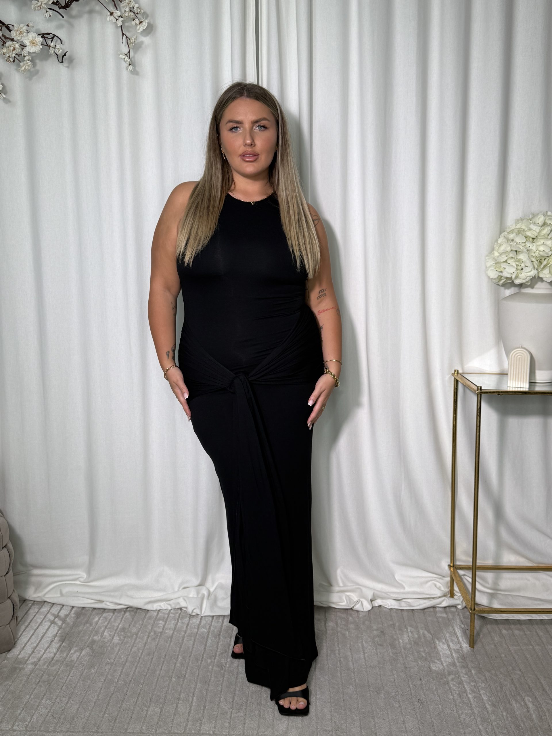 Sukienka Masimi Black - obrazek 4