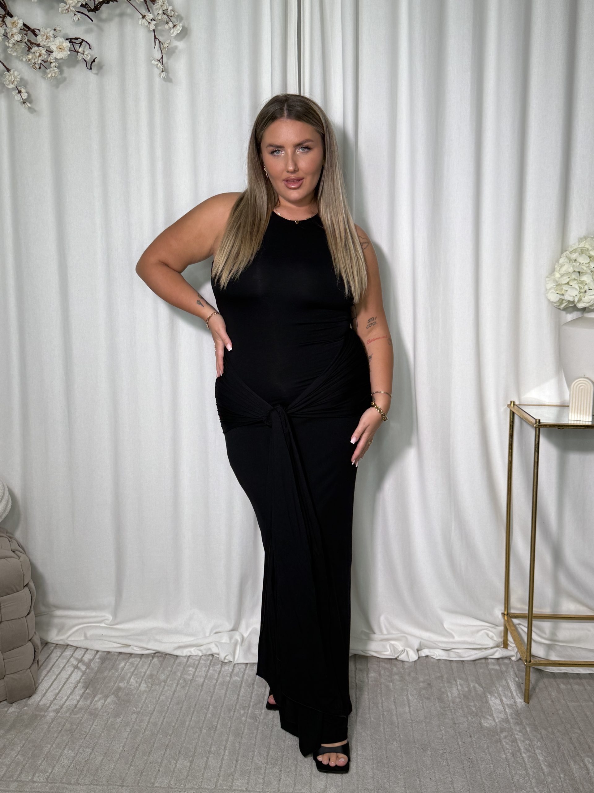 Sukienka Masimi Black - obrazek 5