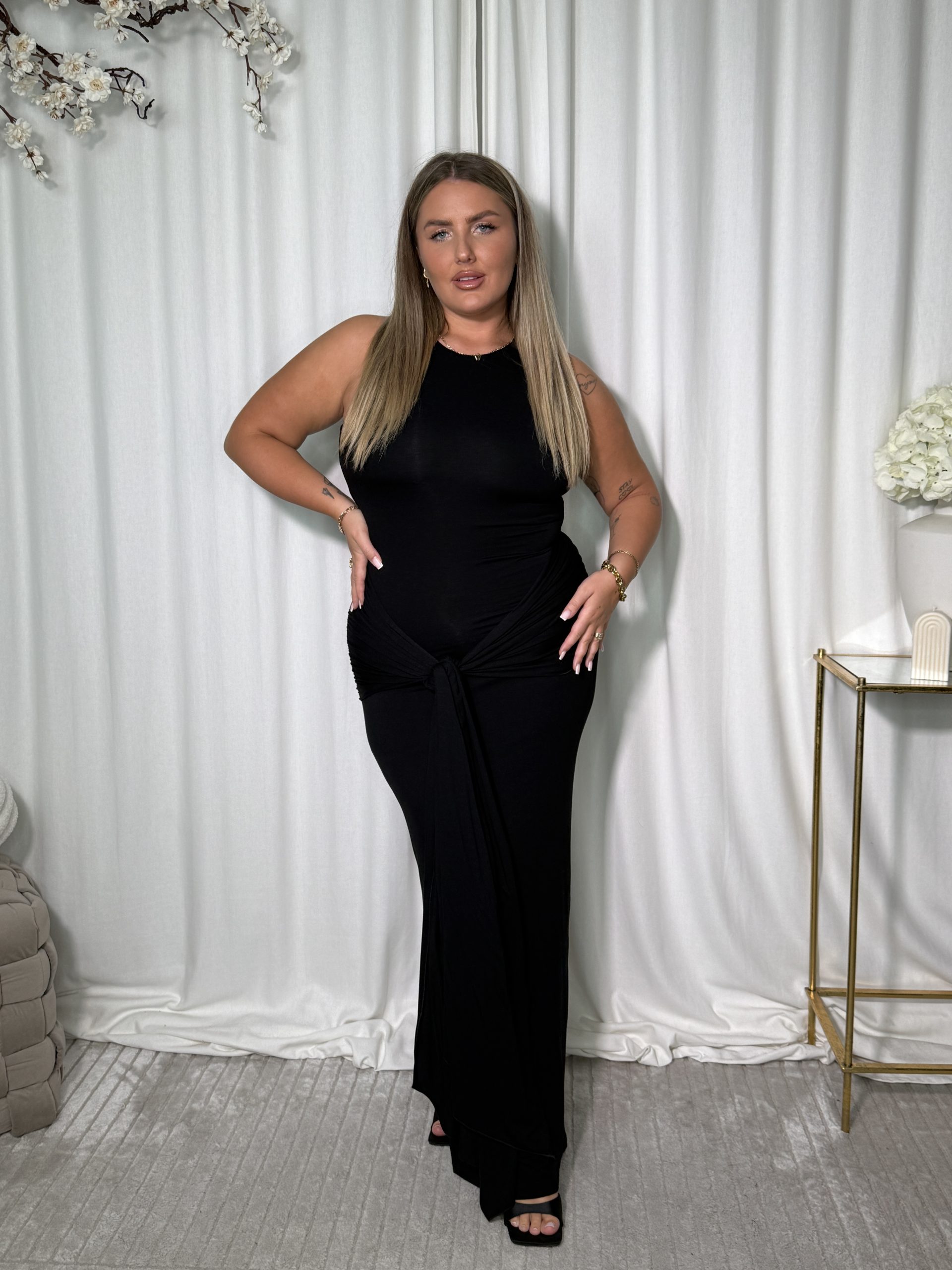 Sukienka Masimi Black - obrazek 3