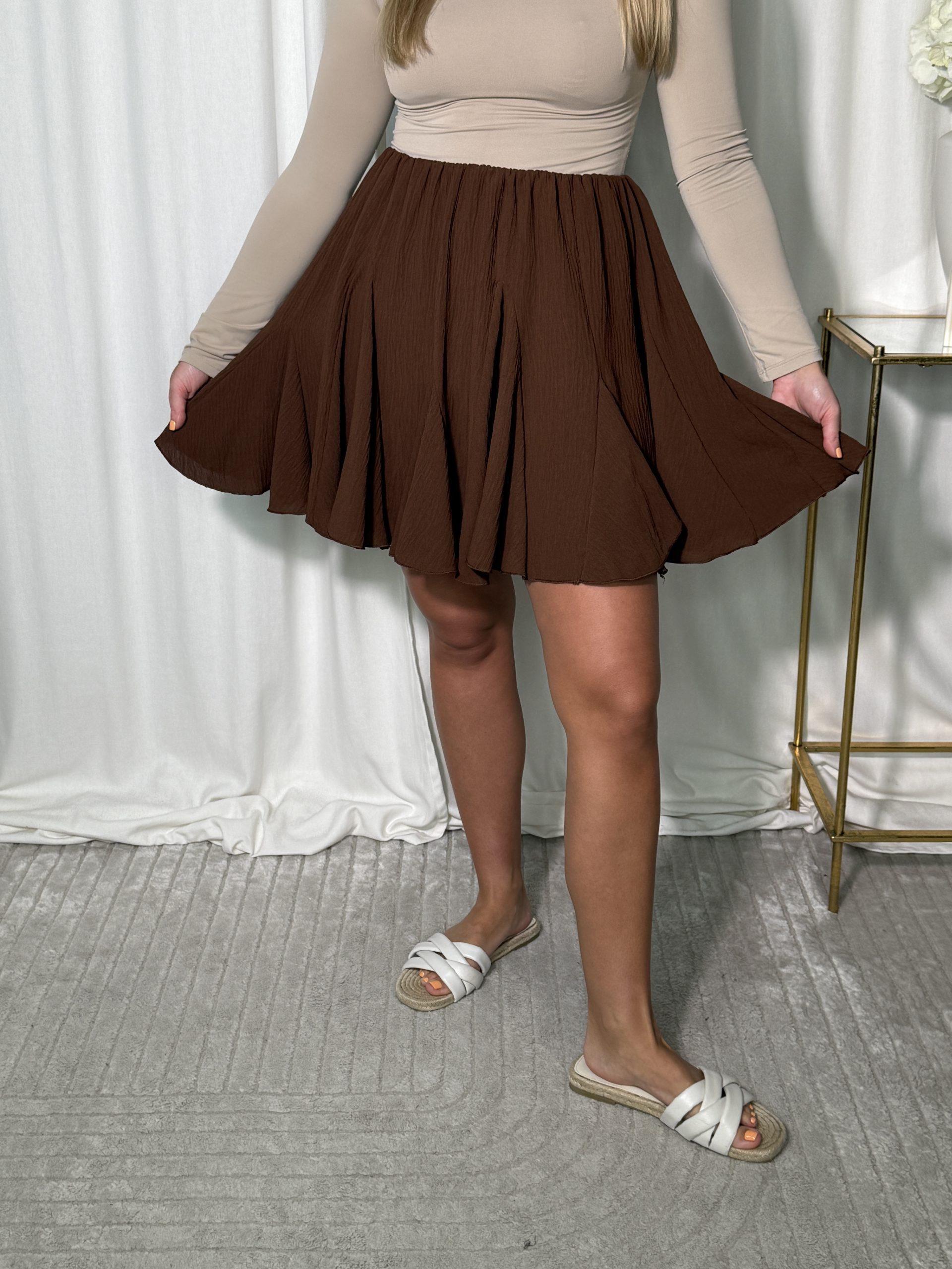 Spódniczka Zulma Brown