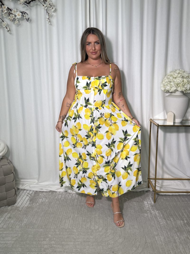 Sukienka Rosana Lemon - obrazek 2