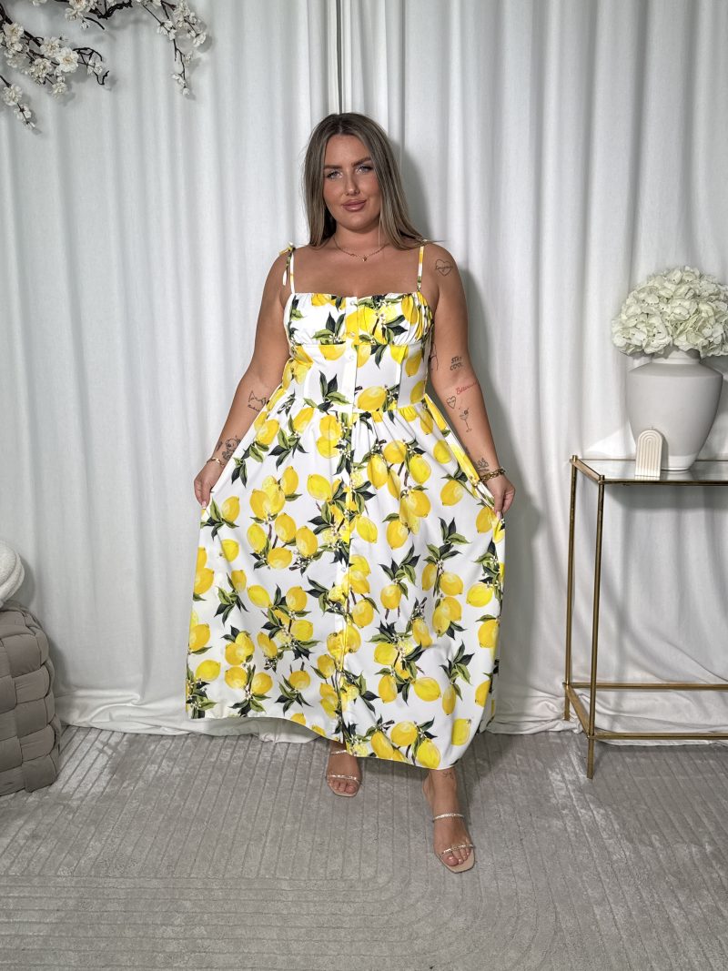 Sukienka Rosana Lemon - obrazek 4