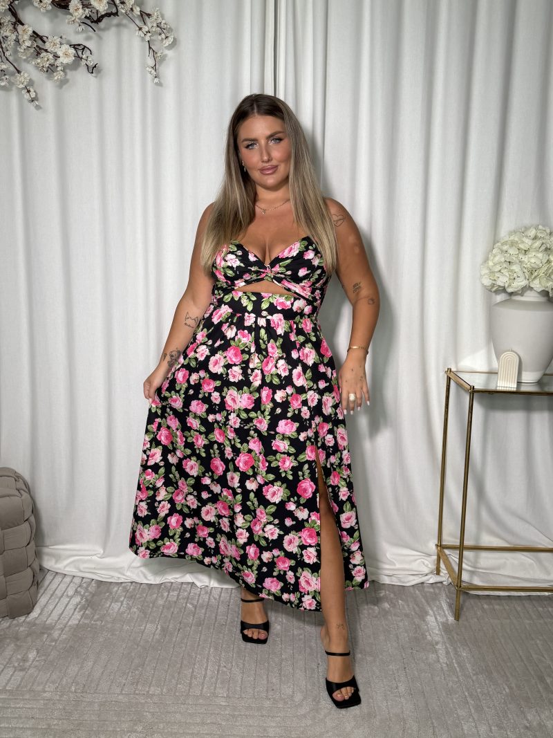 Sukienka Leila Black Rose - obrazek 2