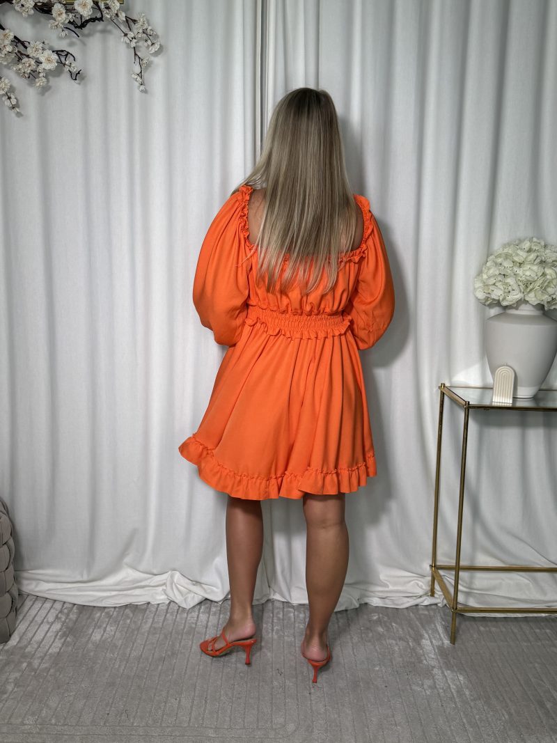 Sukienka Sepal Orange - obrazek 15