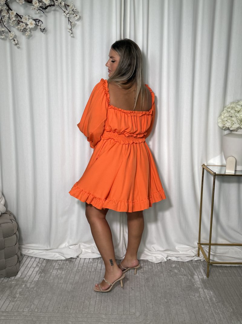 Sukienka Sepal Orange - obrazek 7