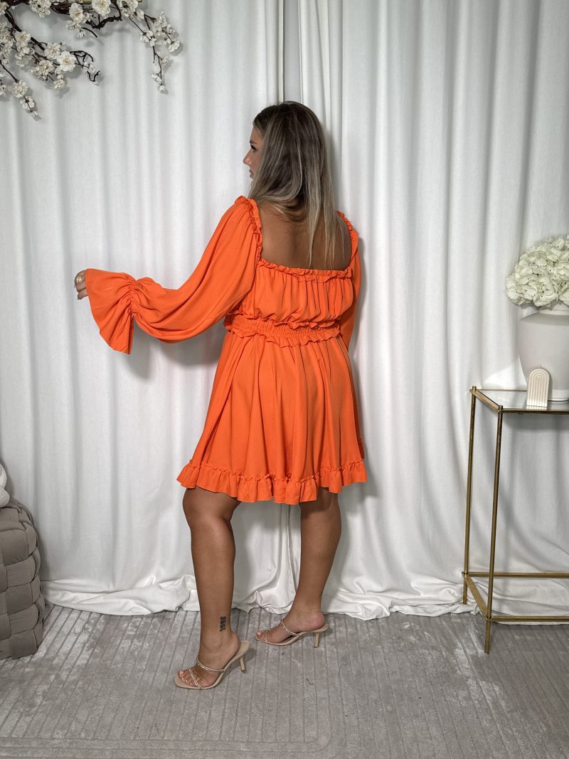 Sukienka Sepal Orange - obrazek 14