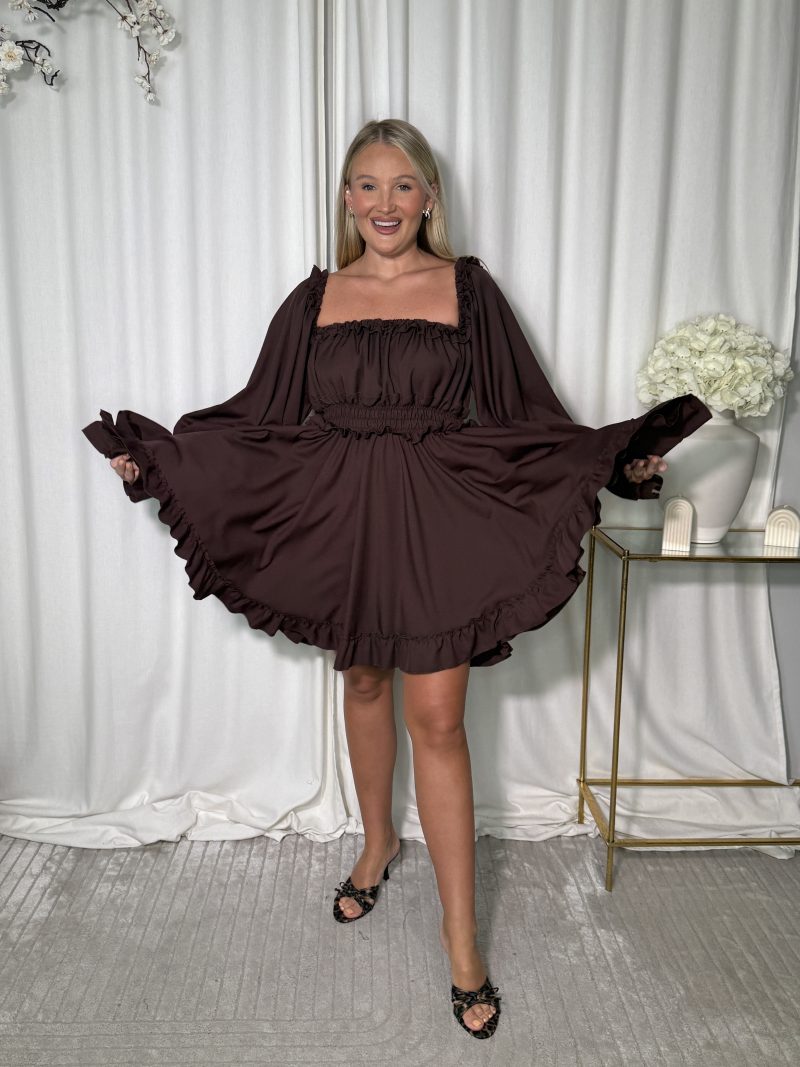 Sukienka Sepal Brown - obrazek 5