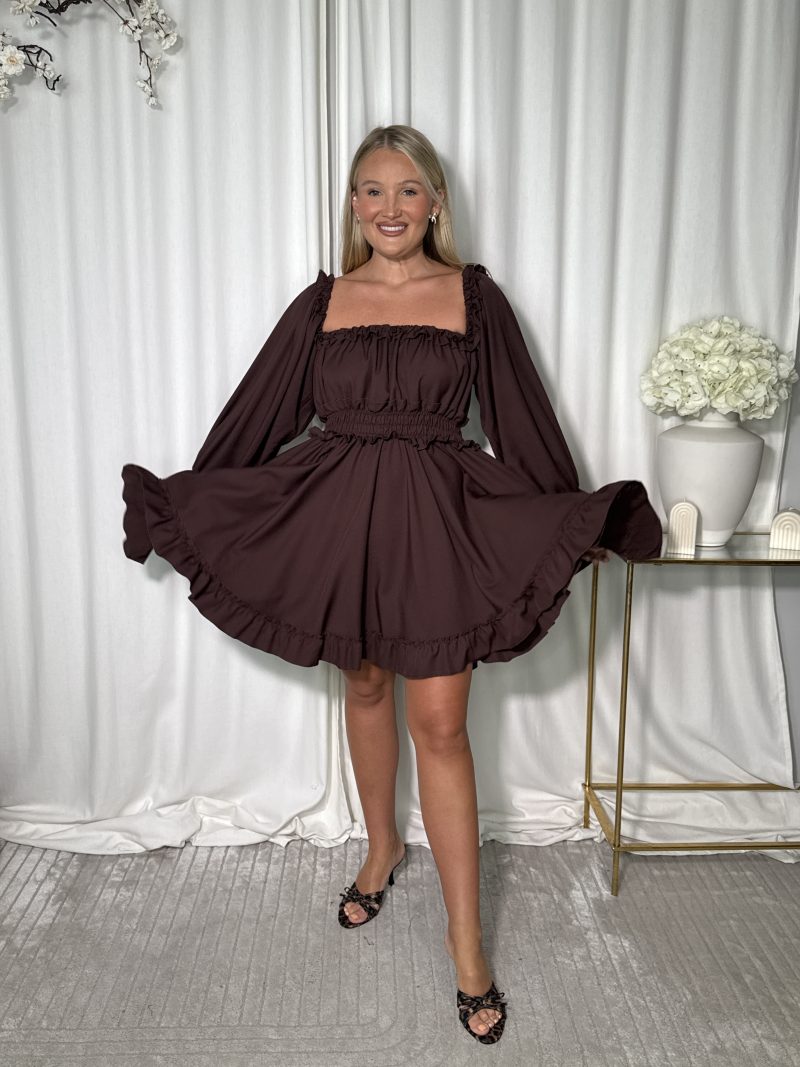 Sukienka Sepal Brown - obrazek 9
