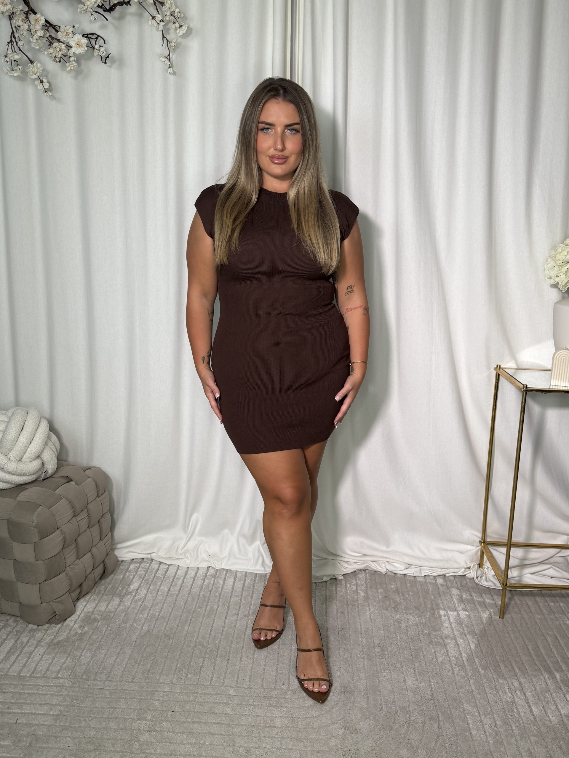 Sukienka Dalia Brown - obrazek 2