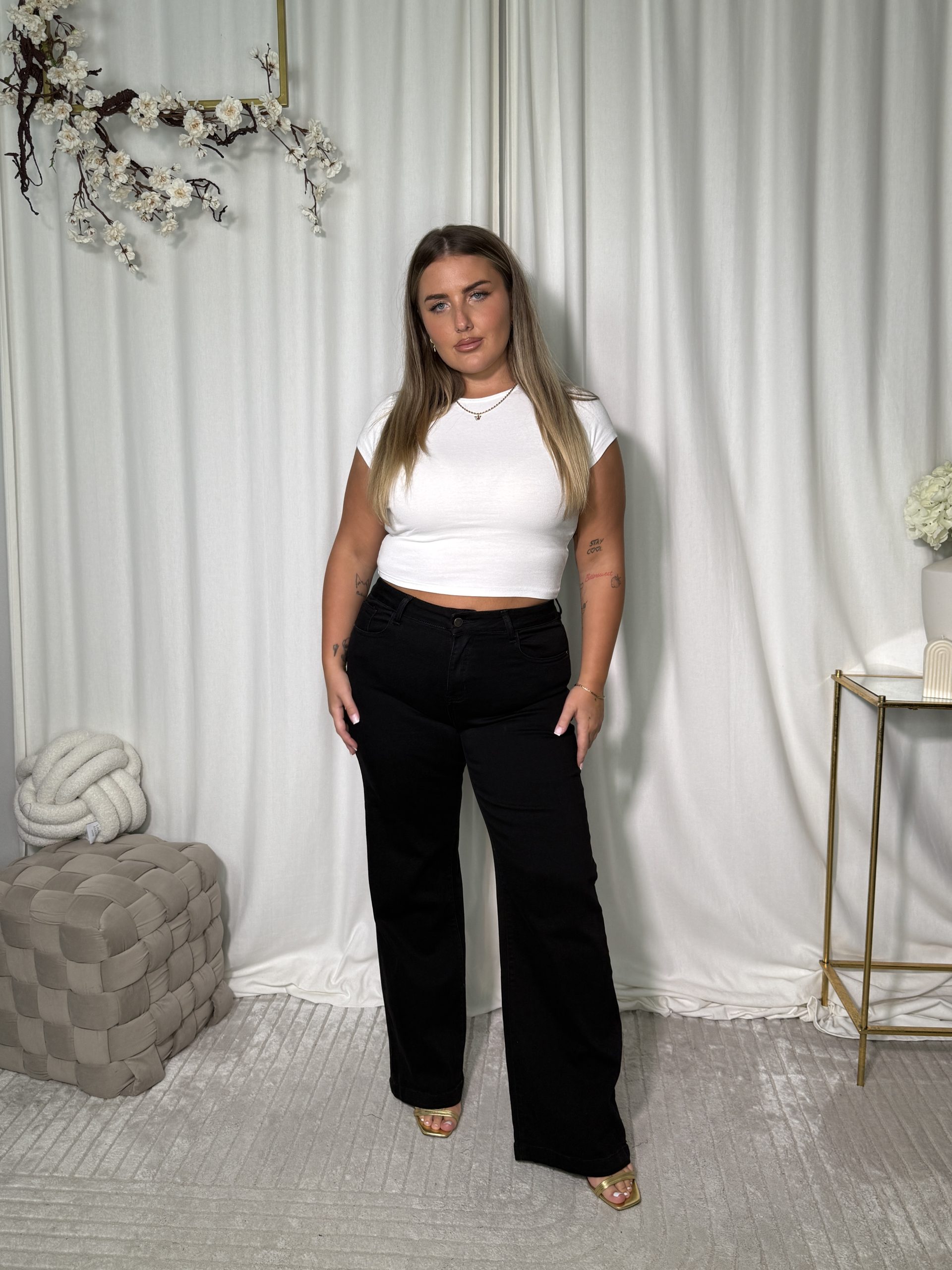 Jeansy Camille Black - obrazek 4