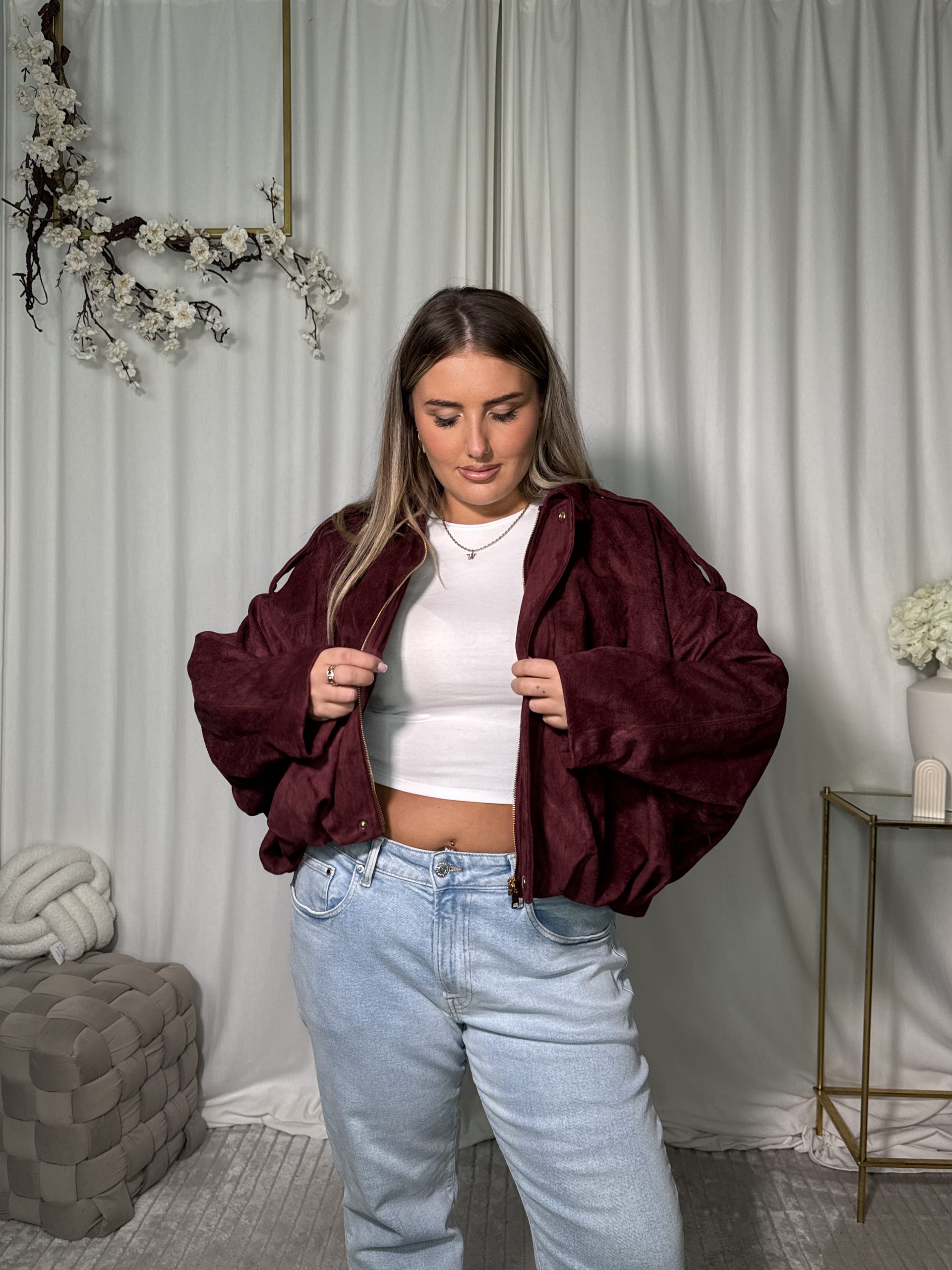 Kurtka Aurora Bordo - obrazek 3