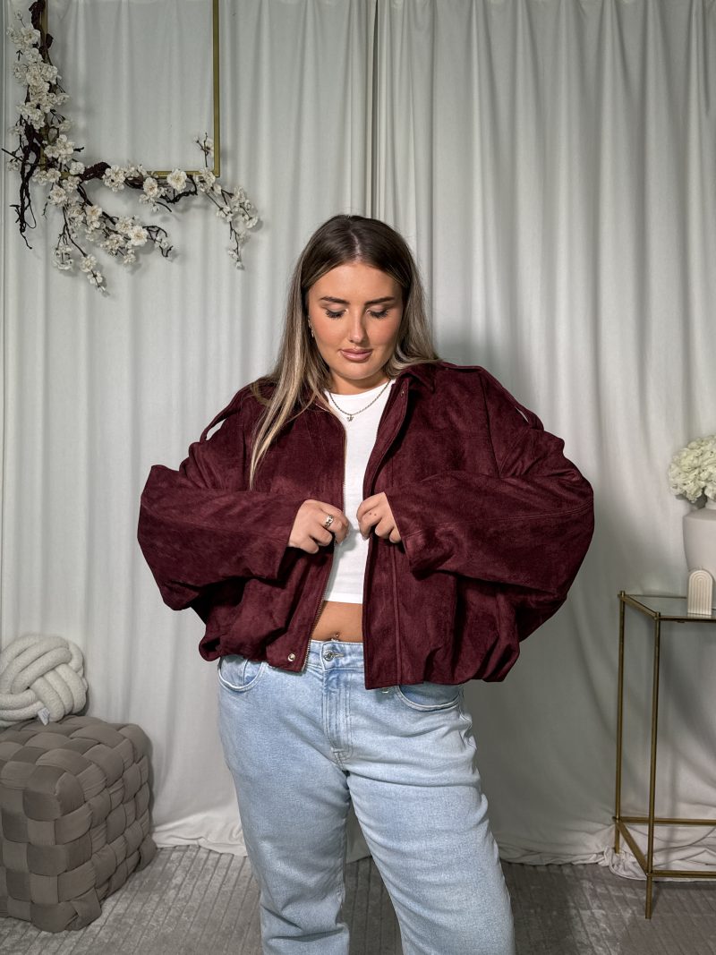 Kurtka Aurora Bordo