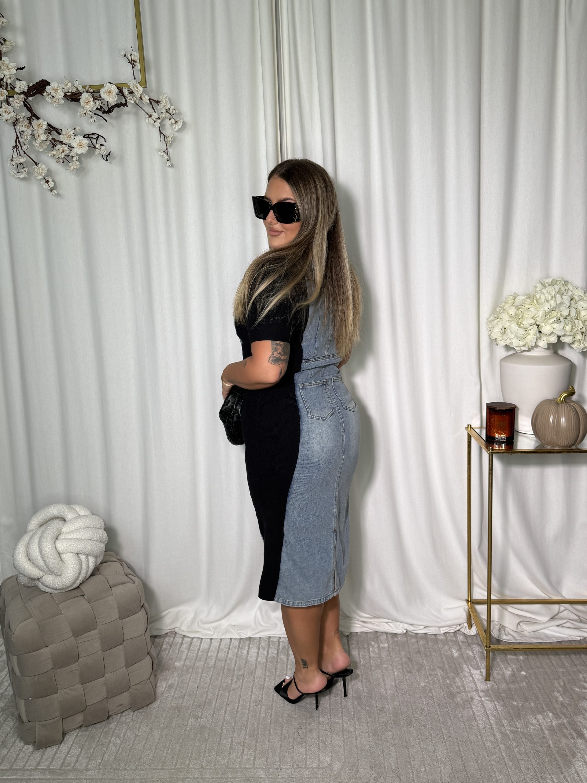 Sukienka Clavier Jeans - obrazek 3