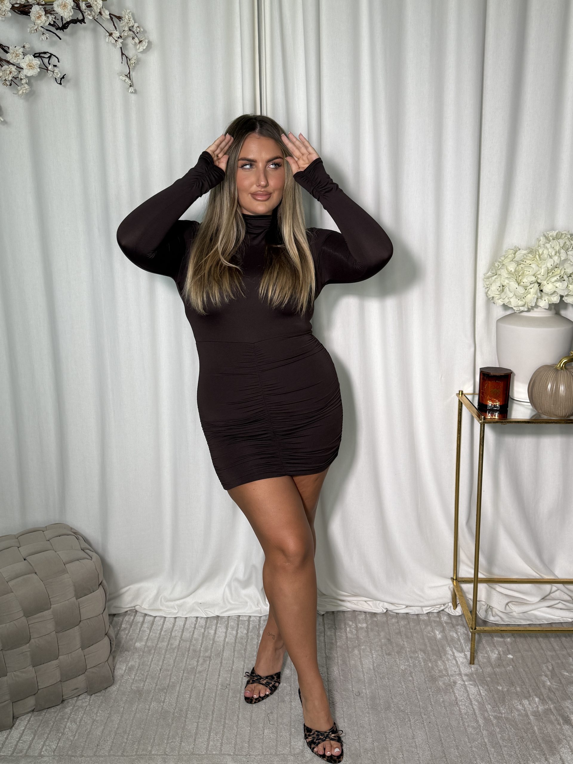 Sukienka Lizi Brown - obrazek 2