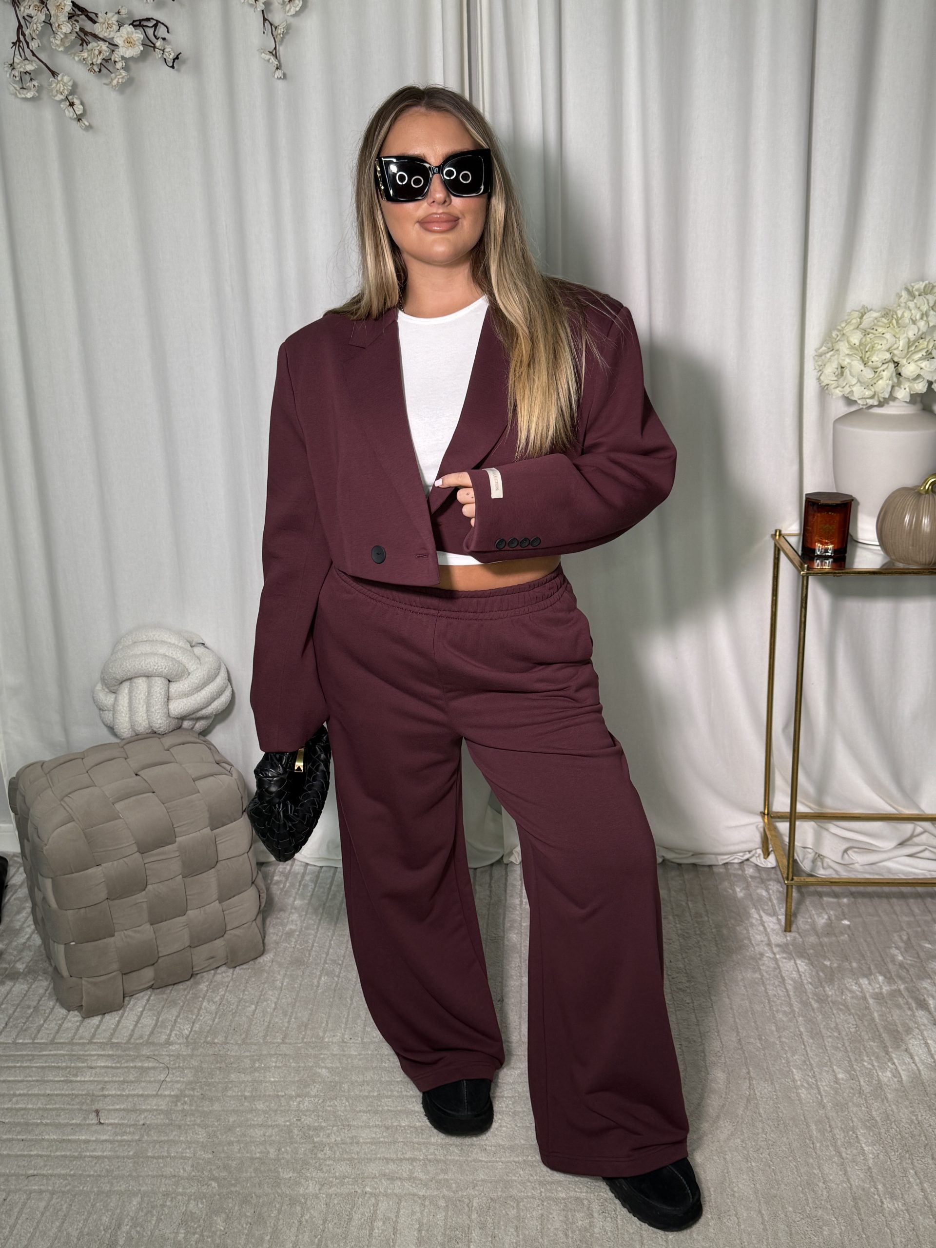 Komplet Laurena Bordo - obrazek 3