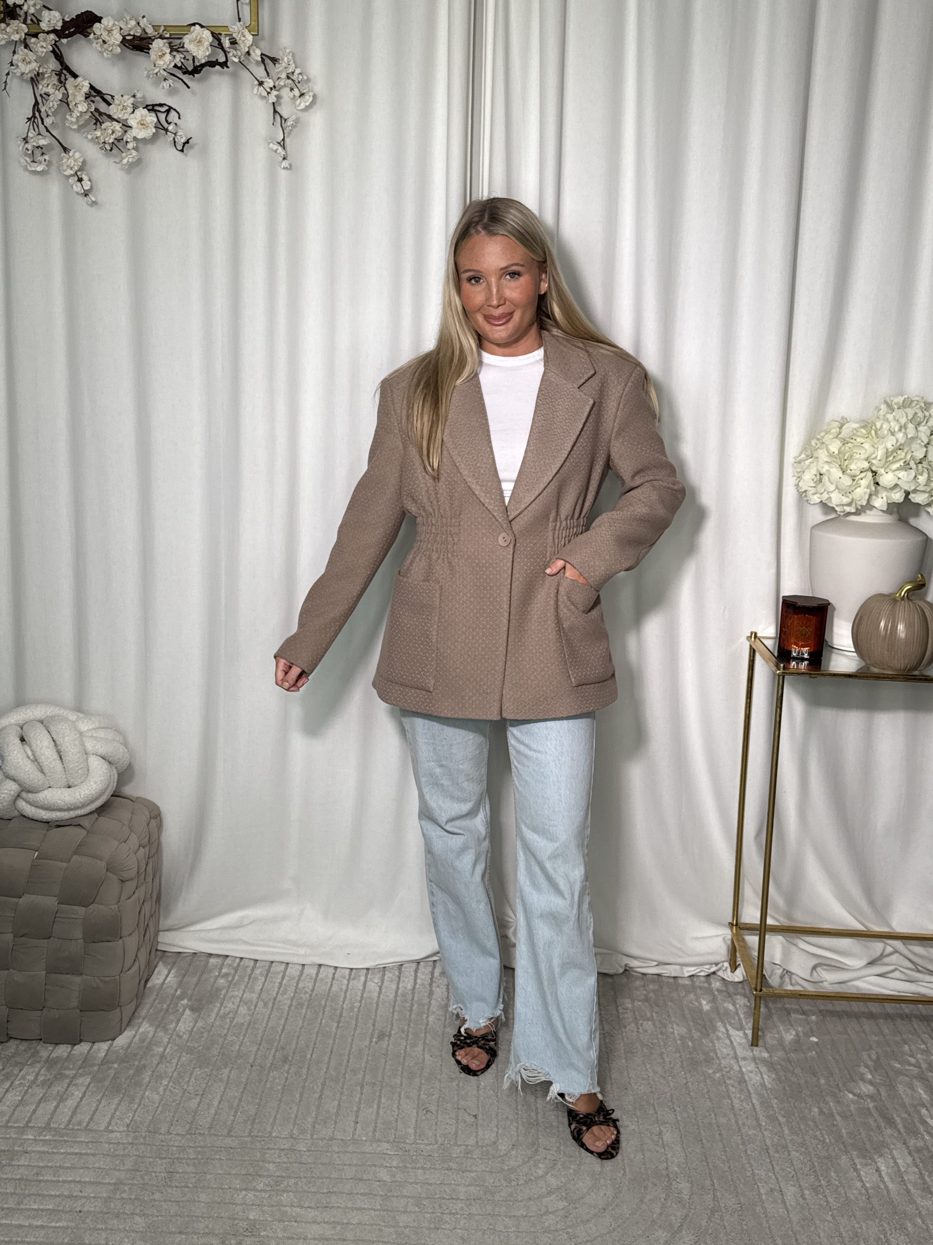 Marynarka Silesia Taupe - obrazek 3