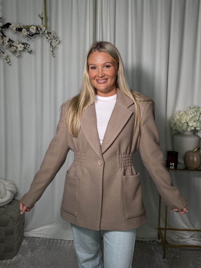 Marynarka Silesia Taupe