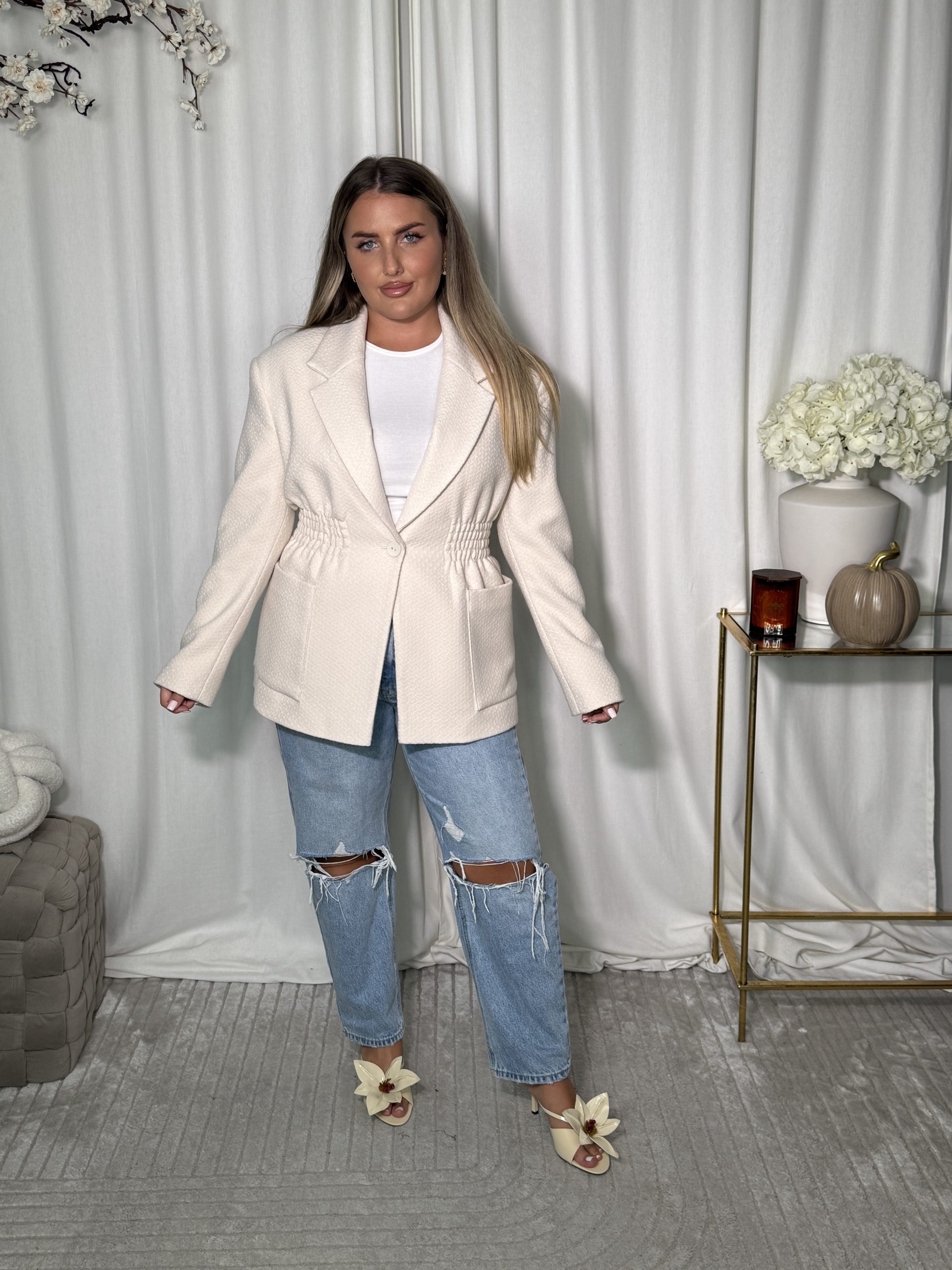 Marynarka Silesia Creamy - obrazek 2